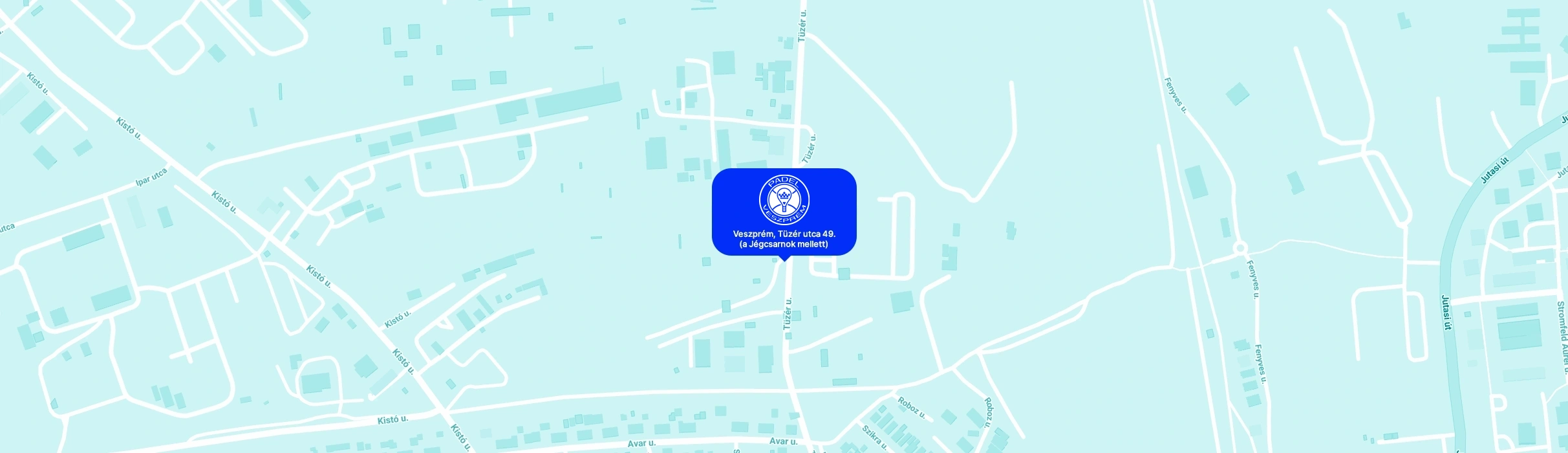 PADEL Veszprém - Elérhetőség