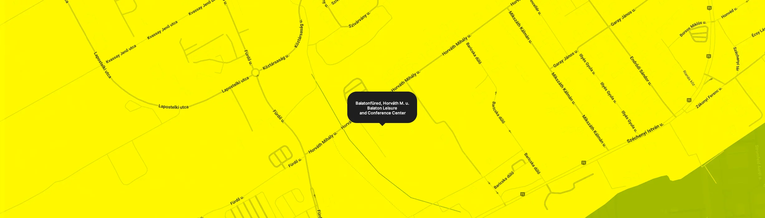 Füred Squash - Elérhetőség